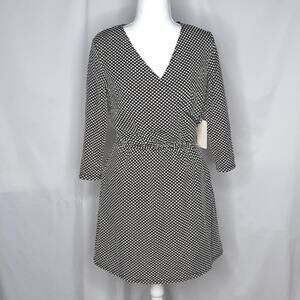 41 Hawthorn Surplice Polka Dot Dress Small